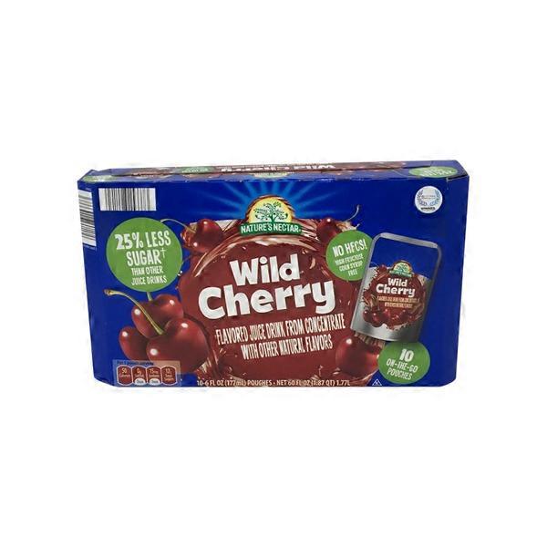Nature's Nectar Wild Cherry Juice Pouches (6 fl oz) from ALDI Instacart