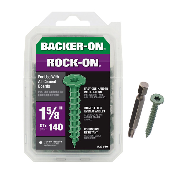 Backer-On Rock-On #9x1-5/8" Screw