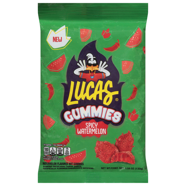 Lucas Gummies, Hot, Spicy Watermelon