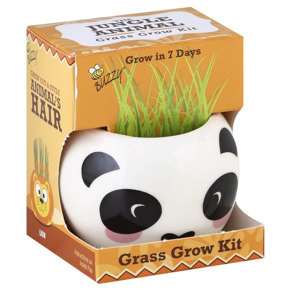 Buzzy Grass Grow Kit, The Jungle Animal, Panda (1 each) Instacart