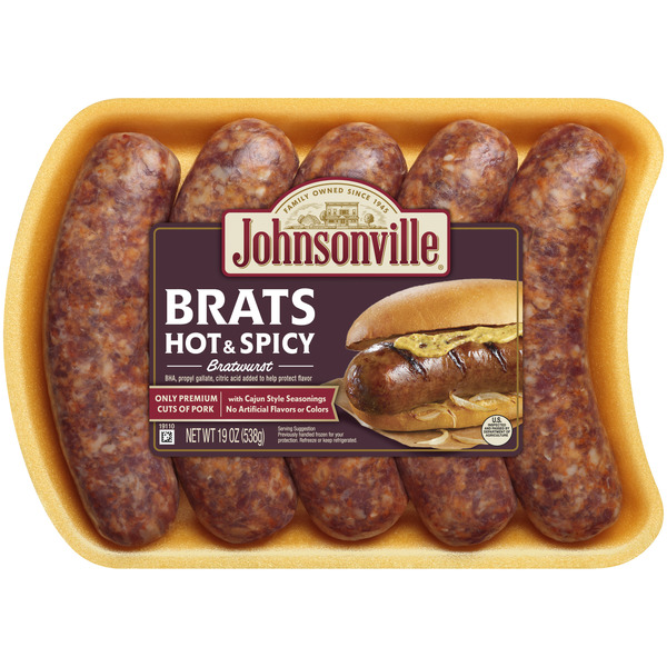 Johnsonville Hot N Spicy Brats