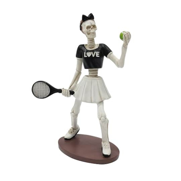 Ashland Tennis Girl Skeleton Tabletop Decor
