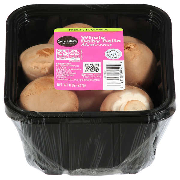 Signature SELECT Mushrooms, Brown, Baby Bella Crimini, Whole