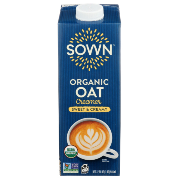 Sprouts Farmers Market Sown Oat Creamer, Organic, Sweet & Creamy Same