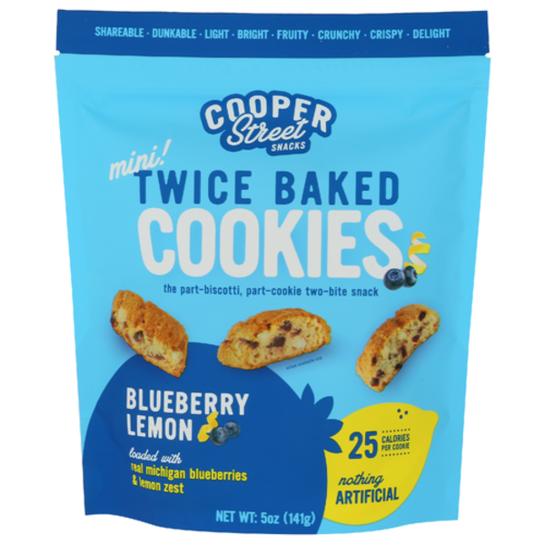 Cooper Street Lemon Blueberry Twice-Baked Cookies Same-Day