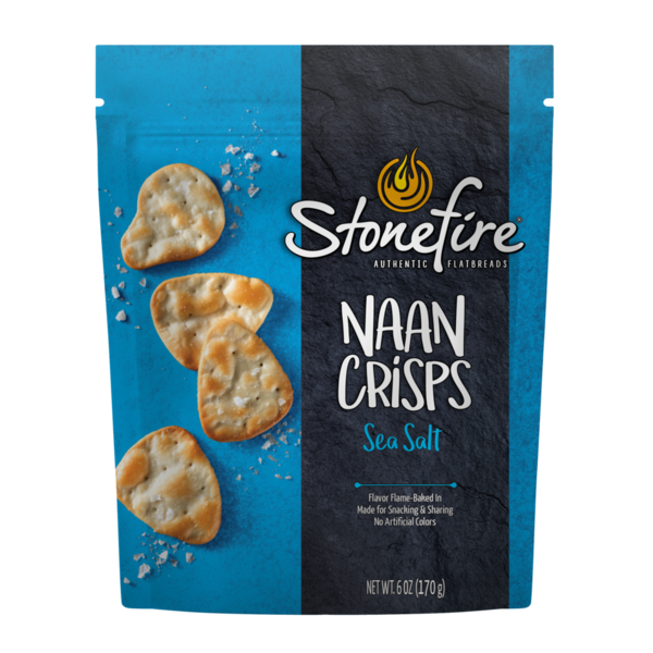 Stonefire Sea Salt Naan Crisps Same-Day Delivery or Pickup | Cash