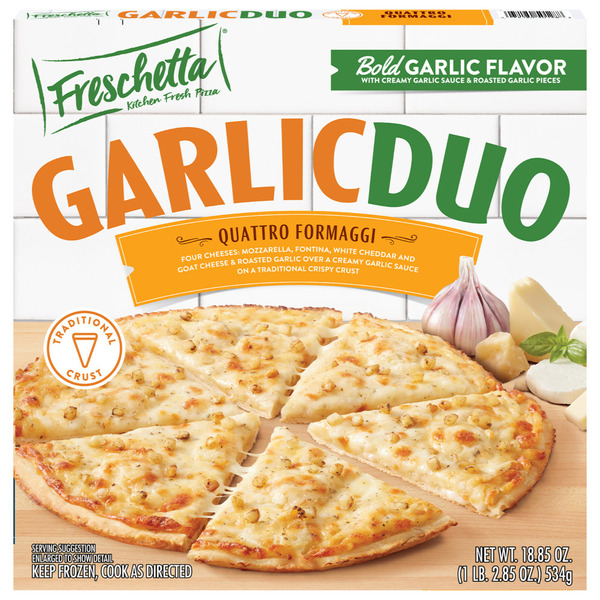 Freschetta Garlic Duo Four Cheese Frozen Pizza Same-Day Delivery