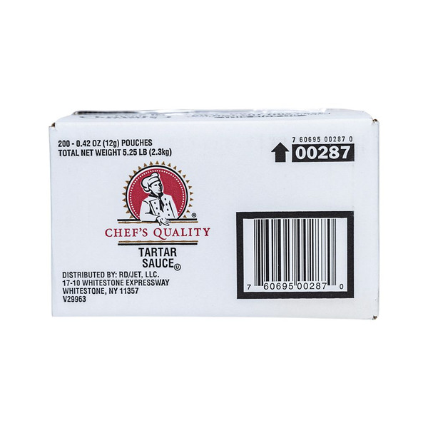 Chef's Quality - Tartar Sauce Packets, 12 grams each - 200 ct