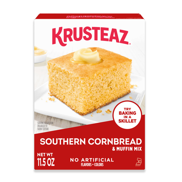 Krusteaz Southern Cornbread and Muffin Mix, Cornbread Mix, Classic Southern Side Dish