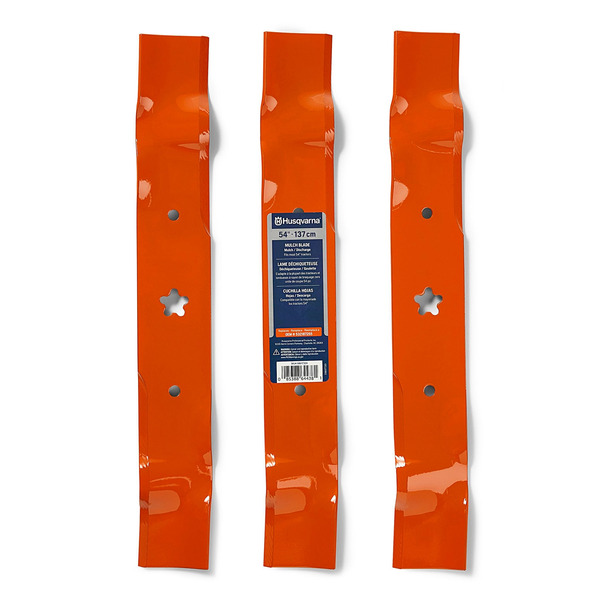 Husqvarna 54-in Deck Mulching Mower Blade for Husqvarna 3 -Pack 532-187255