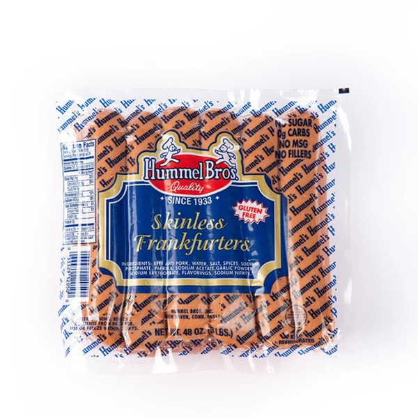 Hummel Bros. Skinless Frankfurters -24 CT Same-Day Delivery or