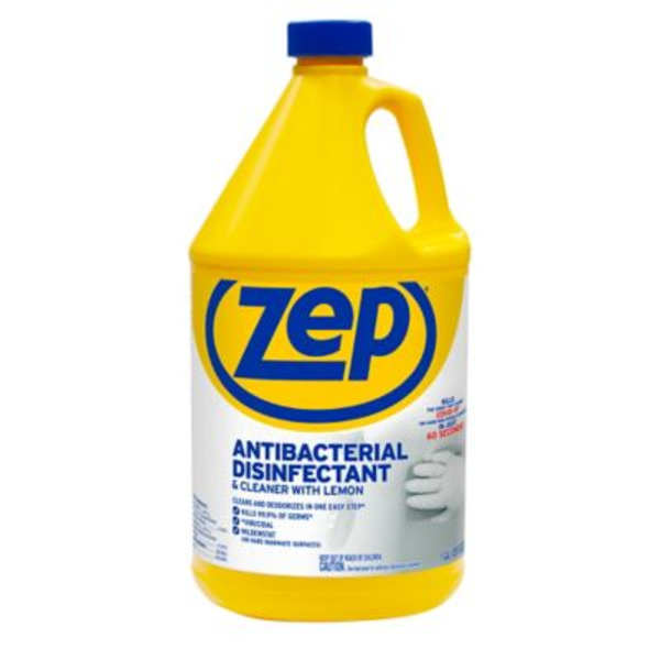 Zep Commercial 1 gal. Lemon Scented Anti-Bacterial Disinfectant and Cleaner
