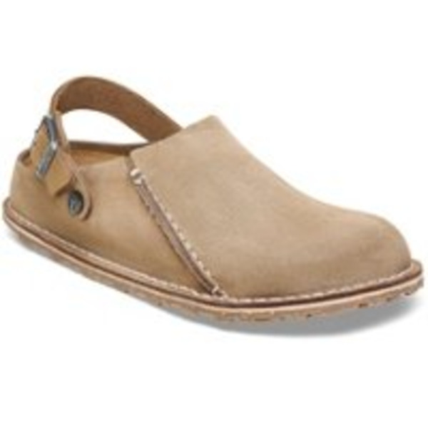 BIRKENSTOCK Women's Lutry 365 Medium Width Suede Clogs, Size 8.0/8.5 US (39 EU) - Gray