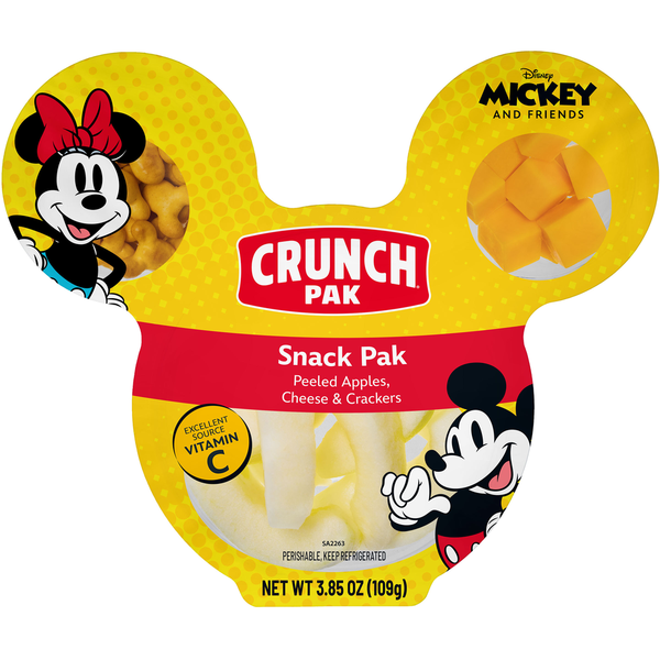 Snack Pak Foodles with Sweet Apples, Cheese, & Mickey Shaped Crackers