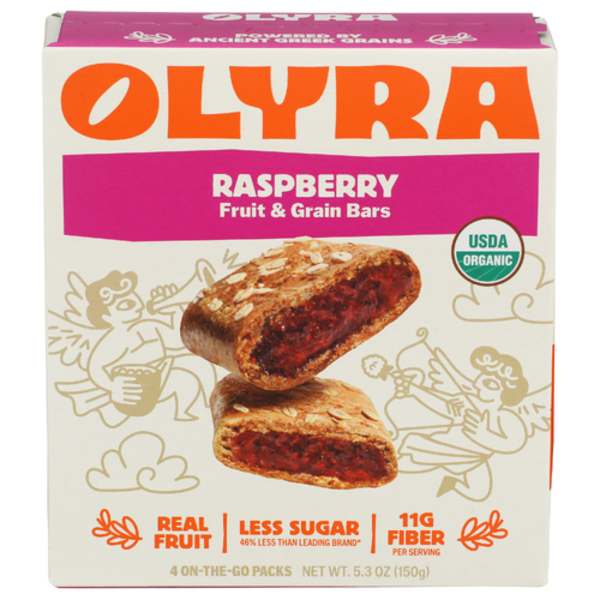 Olyra Foods Inc Organic Raspberry Filled Breakfast Biscuits 4 Pack