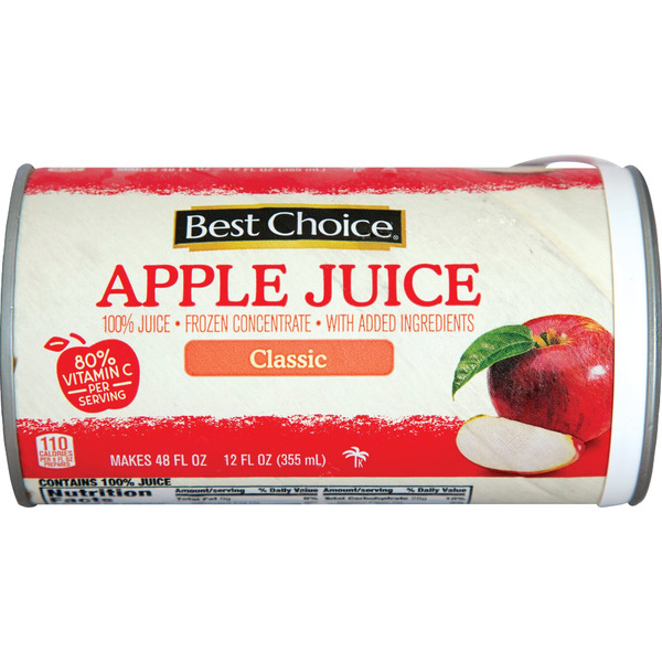 Best Choice FROZEN APPLE JUICE Same-Day Delivery or Pickup Harps