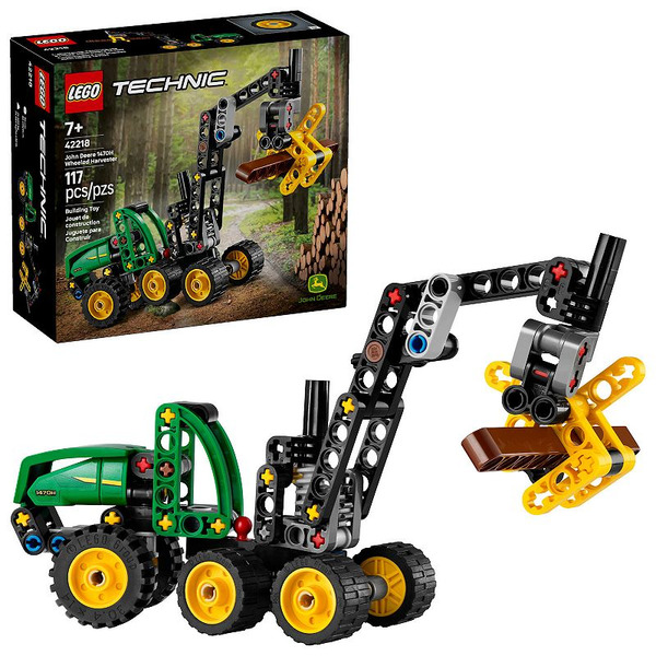 LEGO Kids' Technic John Deere 1470H Wheeled Harvester 117-Piece Building Set
