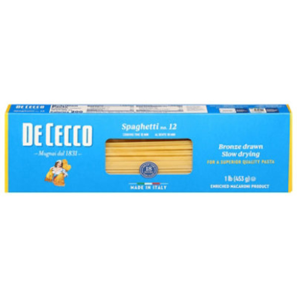 De Cecco Spaghetti, No.12, Bronze Drawn