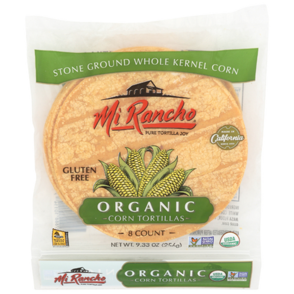 Mi Rancho Tortillas Organic Corn Tortillas 8 Count