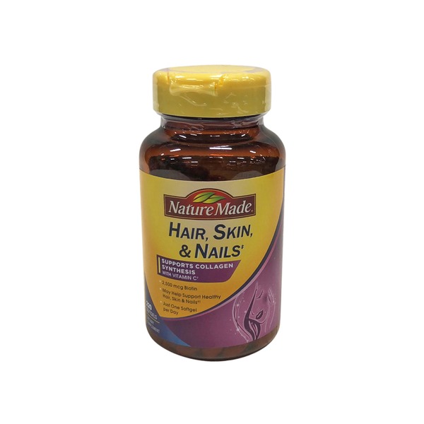 Nature Made Hair Skin Nails 2500 Mcg Biotin May Help Support