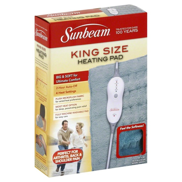 Sunbeam Heating Pad, King Size (1 each) Instacart