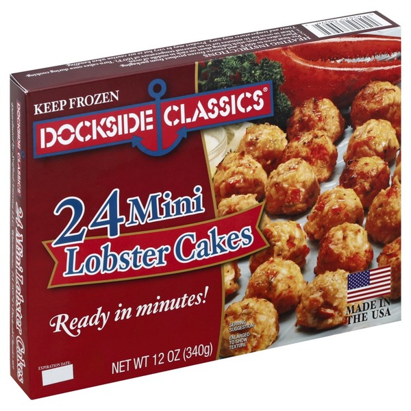 Dockside Classics Lobster Cakes, Mini (24 each) from Safeway Instacart