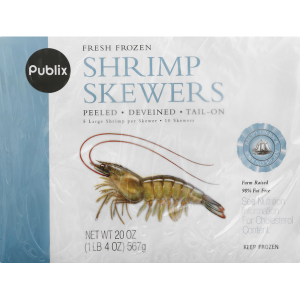 Publix Shrimp Skewers (20 oz) Instacart