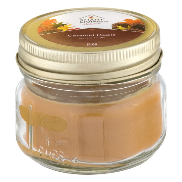 Smart Living Autumn Caramel Maple Scented Candle (3 oz) Instacart