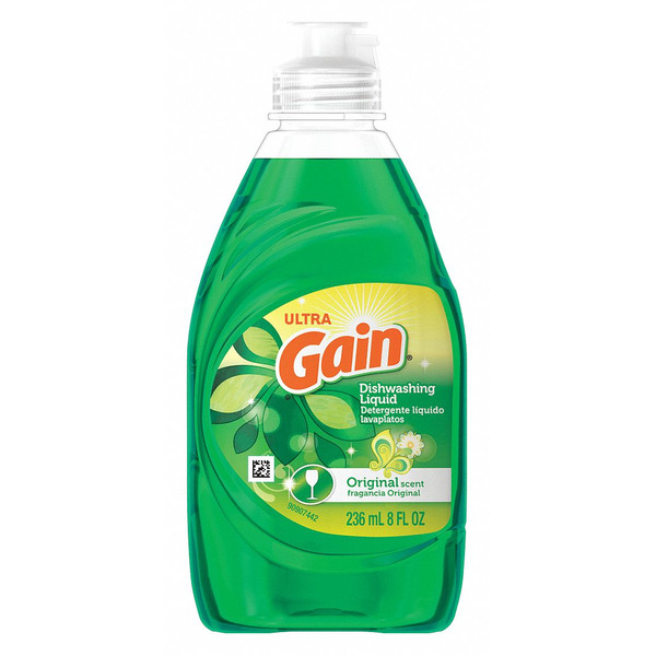 Gain Ultra - Dishwashing Liquid, Original, 8 oz, 12 Ct