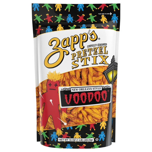Zapp's Pretzel Stix, Voodoo, New Orleans Style, Sinfully-Seasoned