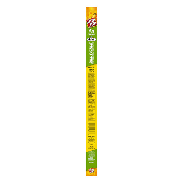 Slim Jim Smoked Meat Sticks, Vlasic Dill Pickle Flavor Same-Day