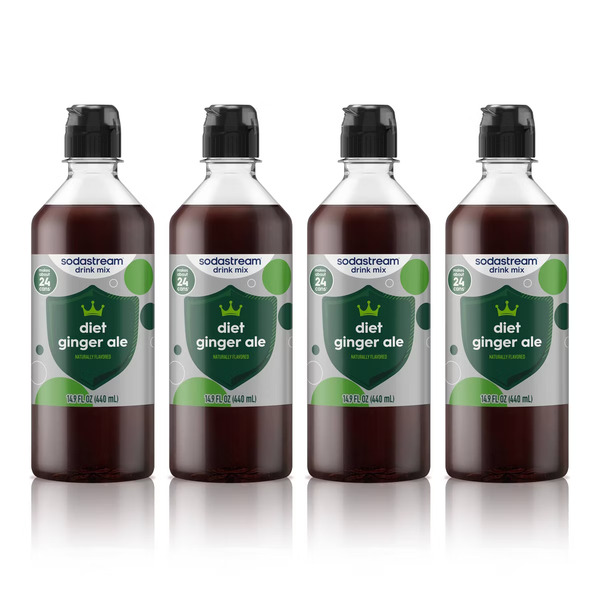 SodaStream Classics Diet Ginger Ale Flavor Mix