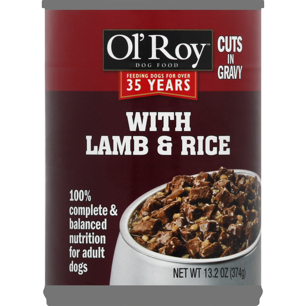 Ol Roy Dog Food, with Lamb & Rice, Cuts in Gravy (13.2 oz) Instacart