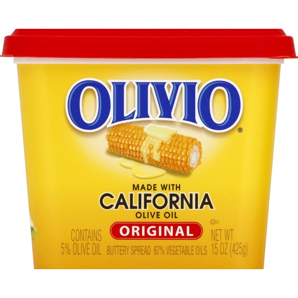 Olivio Buttery Spread, 67, Vegetable Oils, Original (15 oz) from