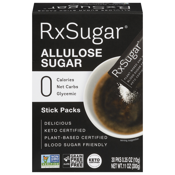 RxSugar Allulose Sugar, Stick Packs Same-Day Delivery or Pickup