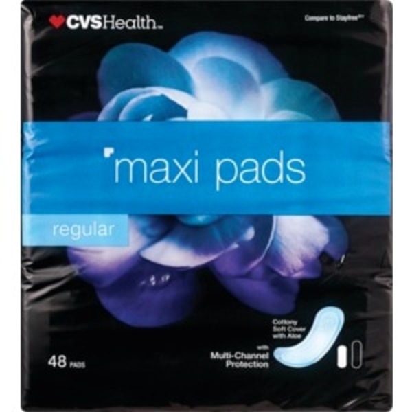 CVS Maxi Pads Regular (48 ct) from CVS Pharmacy® Instacart