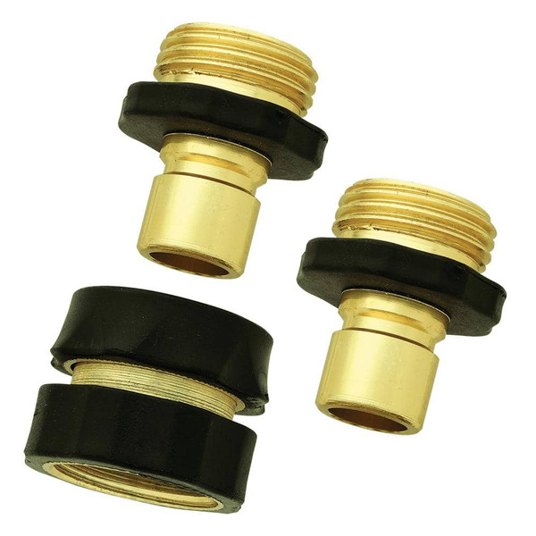 Orbit Heavy-duty Metal Quick Connect Set With Automatic Shut-off Hose Fitting Connector