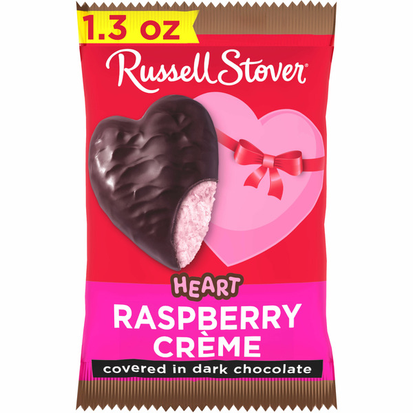 Russell Stover Valentine's Day Dark Chocolate Raspberry Crème