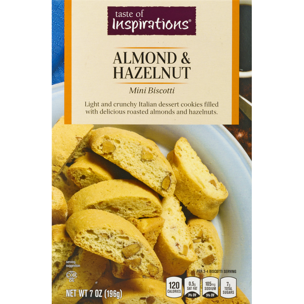 Taste of Inspirations Almond & Hazelnut Mini Biscotti (7 oz) Instacart
