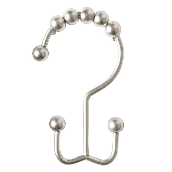 Sonoma Goods For Life Double Roller Glide Shower Curtain Hooks - Brushed Nickel