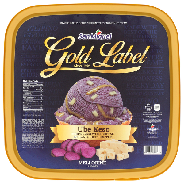 San Miguel Mellorine Ube Keso