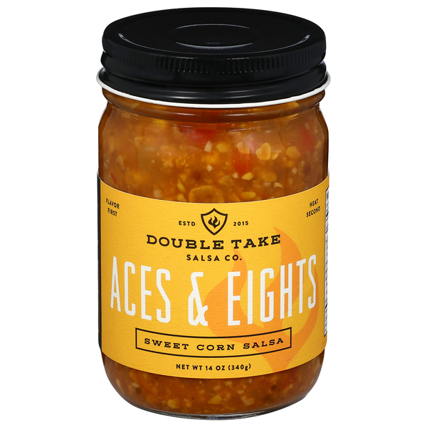 Double Take Salsa Co. Sweet Corn Aces & Eights Salsa Same-Day