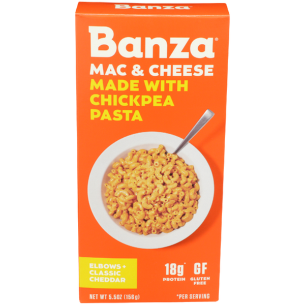 Banza Elbow Mac & Cheese Made With Chickpea Pasta