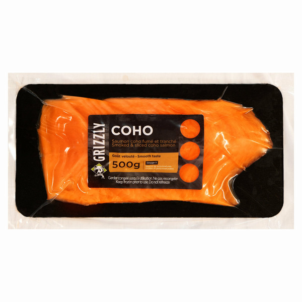Grizzly Smoked Sliced Coho Salmon