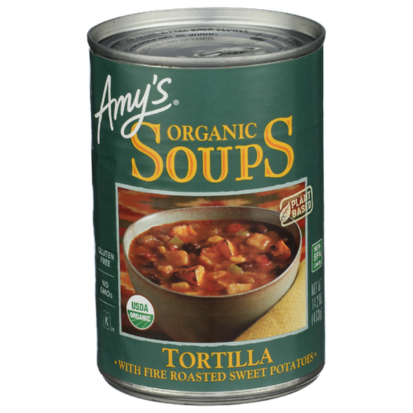 Amy's Organic Tortilla Soup With Fire Roasted Sweet Potatoes