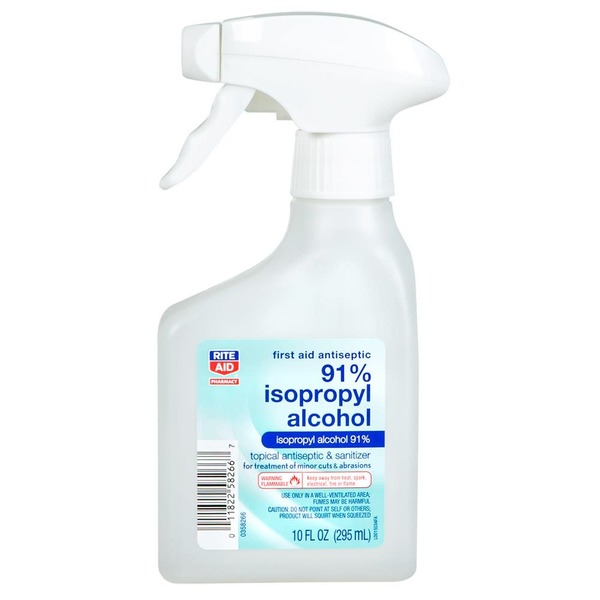 Rite Aid First Aid Antiseptic 91 Isopropyl Alcohol (10 fl oz) Instacart