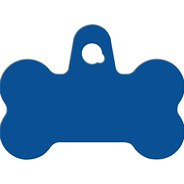 Tag Works Bone Shaped ID Tag, Small - Blue