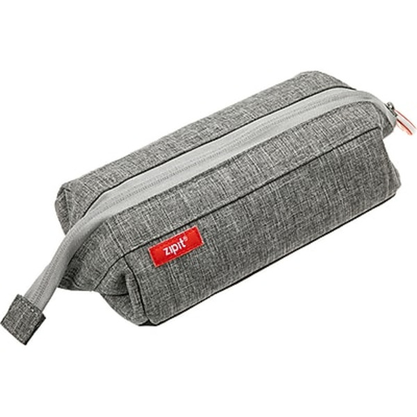 Zipit Lenny Zipper Polyester Case - Gray
