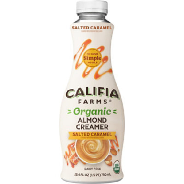 Califia Farms Organic Salted Caramel Almond Milk Coffee Creamer