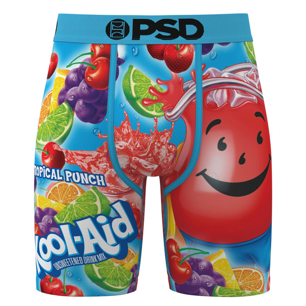 PSD Underwear Men's Kool Aid Tropical Punch Boxer Briefs, S - Multi